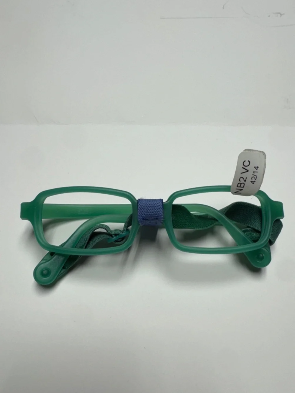 Kids Green Flexible Frame Glasses with Strap